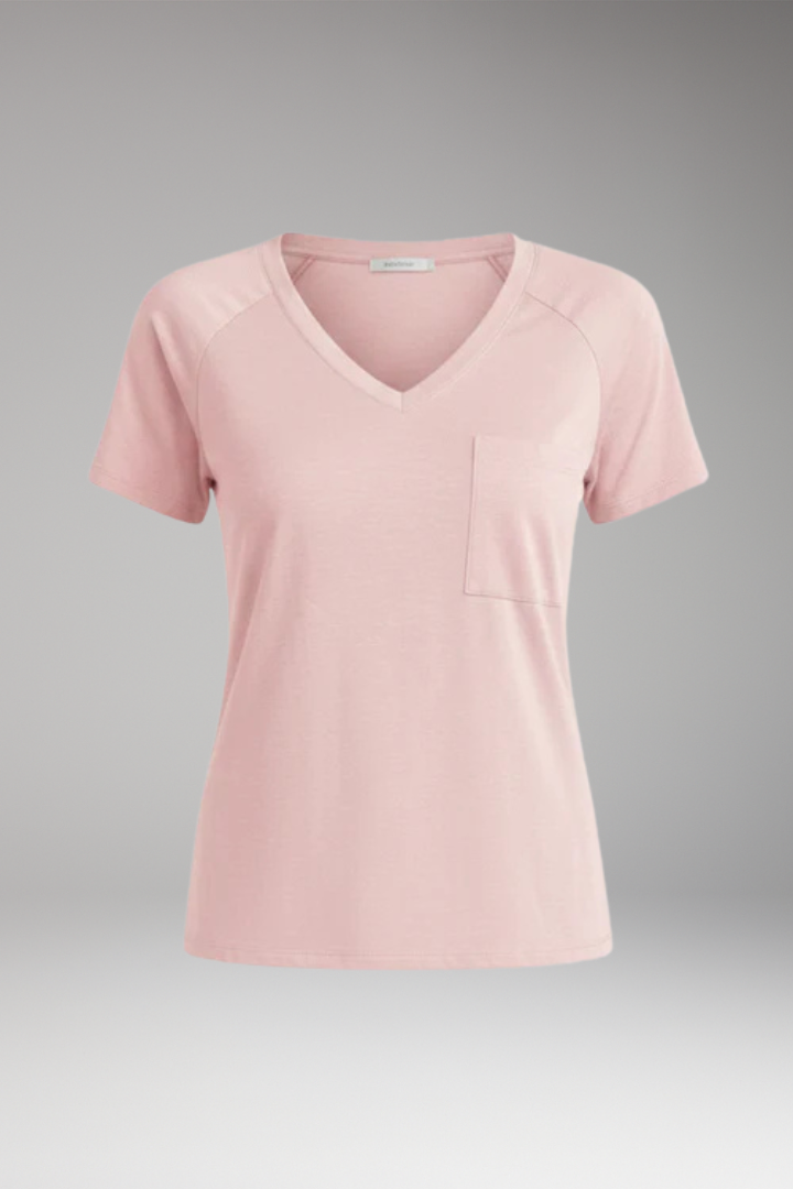 Women's V'Neck T'Shirt with Chest Pocket