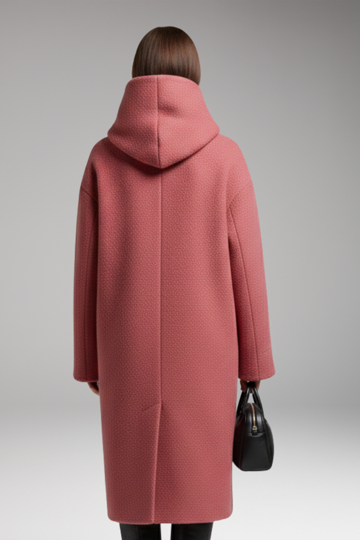 Women’s Winter Coat with Insulation and Raised Collar