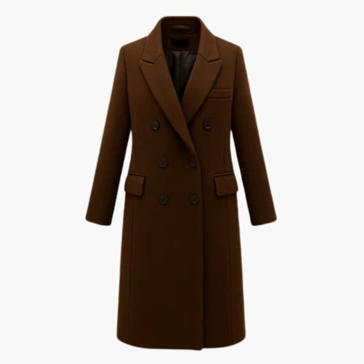 Women’s Winter Coat with Straight Fit and Long Sleeves