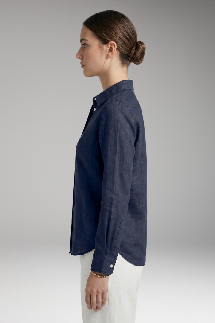 Women's Floral Shirt with Long Sleeves