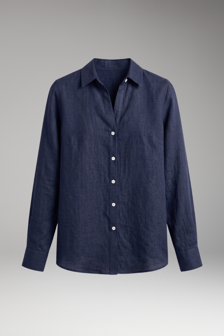 Women's Floral Shirt with Long Sleeves