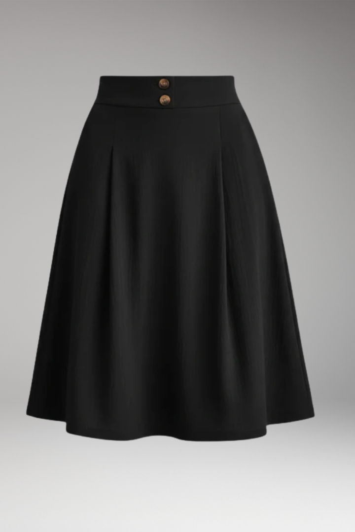 Women's Shorts with High-Waist and Side Pockets
