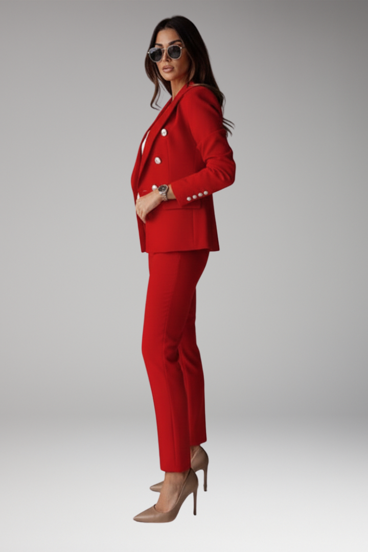 Women’s Suit with Blazer and Straight Pants