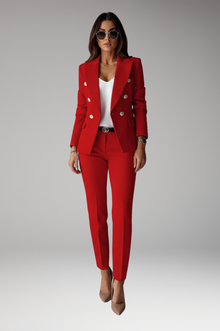 Women’s Suit with Blazer and Straight Pants