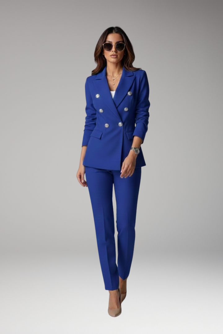 Women’s Suit with Blazer and Straight Pants