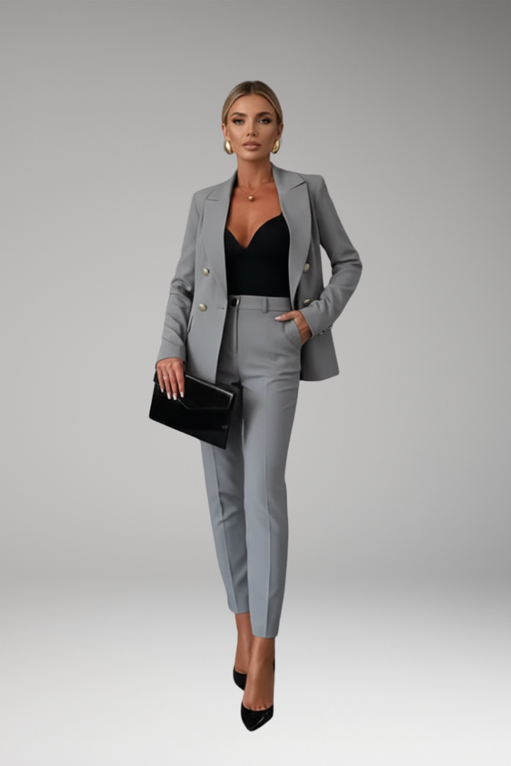 Women’s Suit with Blazer and Straight Pants