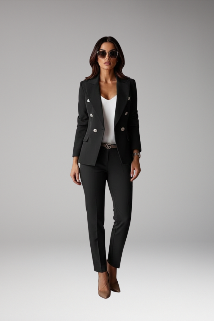 Women’s Suit with Blazer and Straight Pants