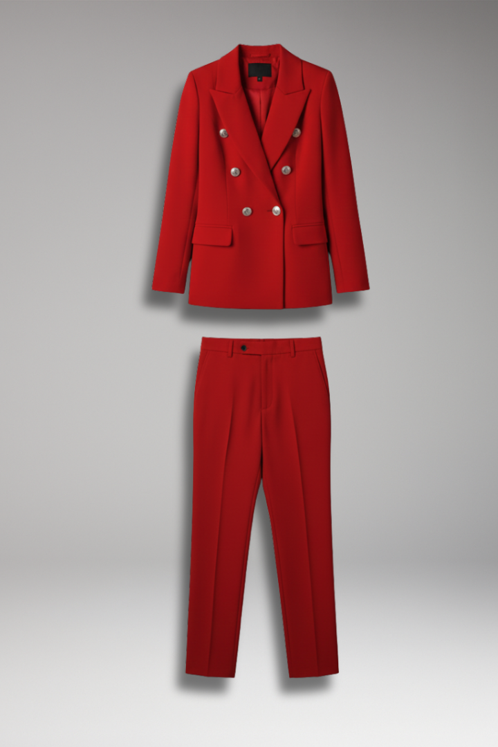 Women’s Suit with Blazer and Straight Pants