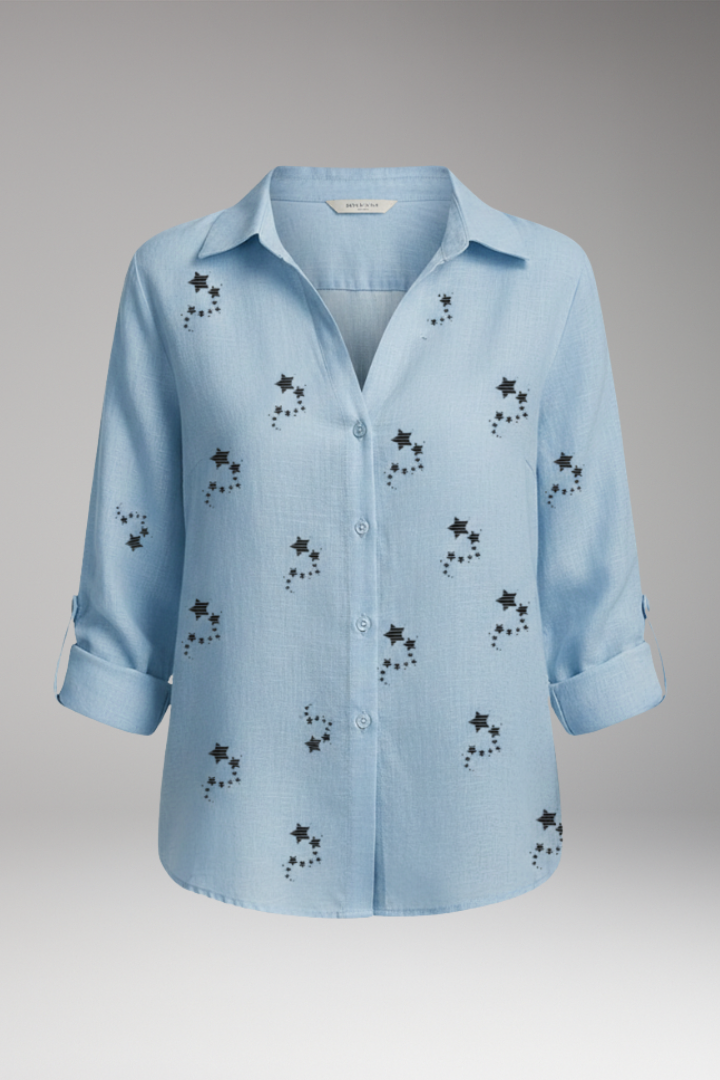 Women's Floral Long Sleeve Blouse
