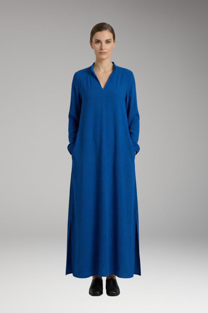 Women's Long Dress with Loose Fit and Flowing Silhouette