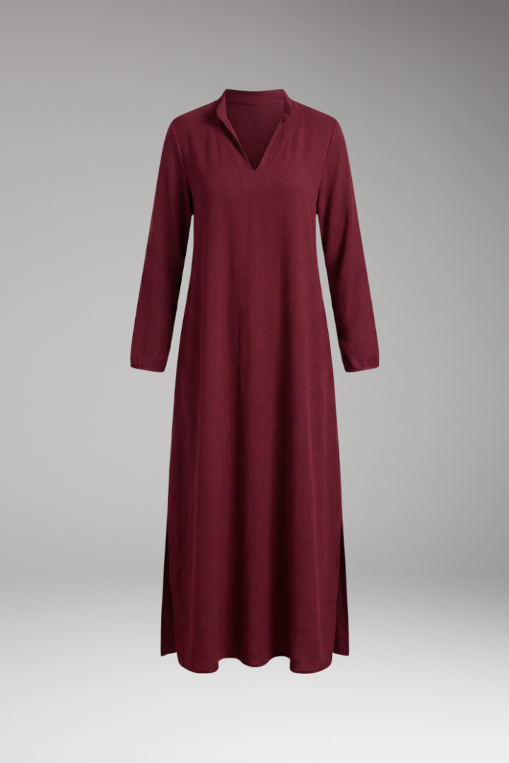 Women's Long Dress with Loose Fit and Flowing Silhouette