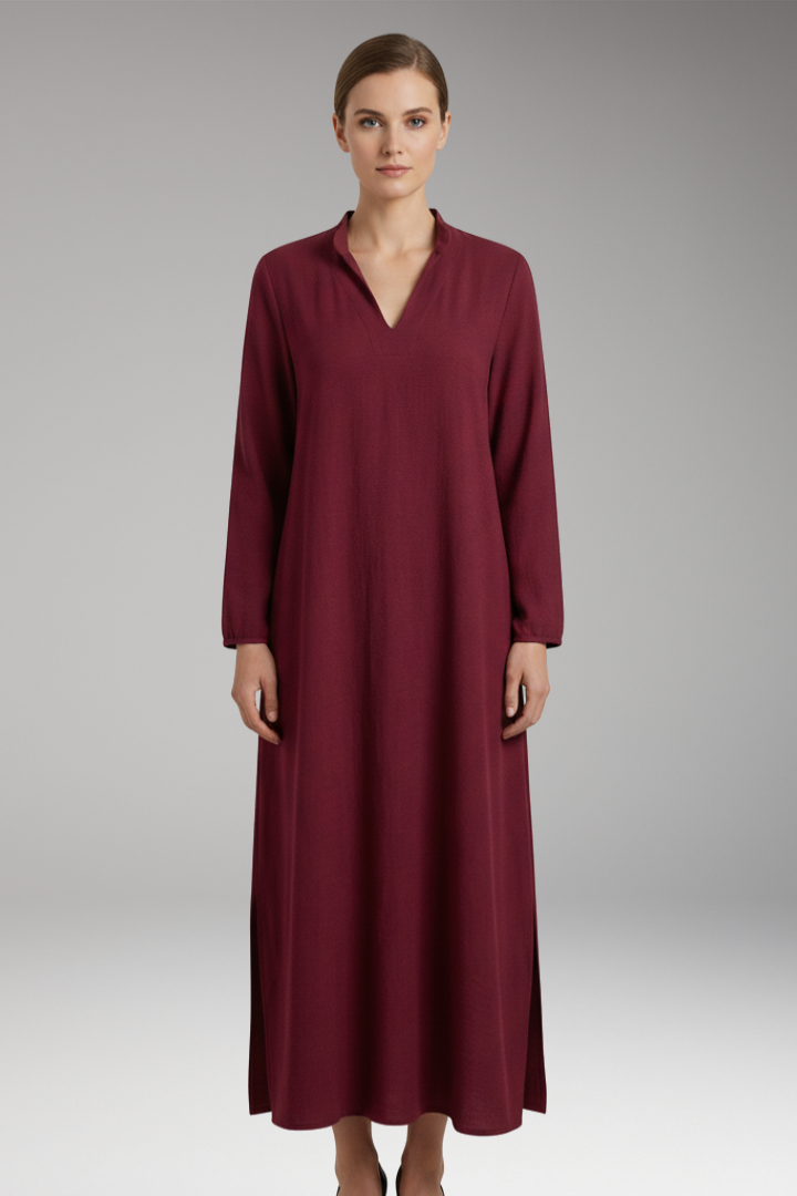 Women's Long Dress with Loose Fit and Flowing Silhouette