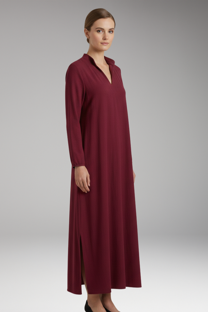 Women's Long Dress with Loose Fit and Flowing Silhouette