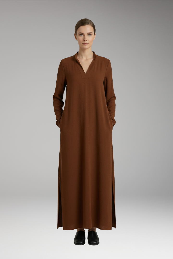 Women's Long Dress with Loose Fit and Flowing Silhouette