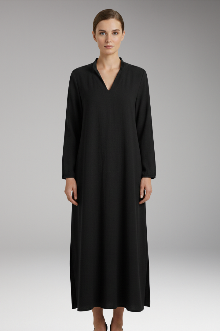Women's Long Dress with Loose Fit and Flowing Silhouette