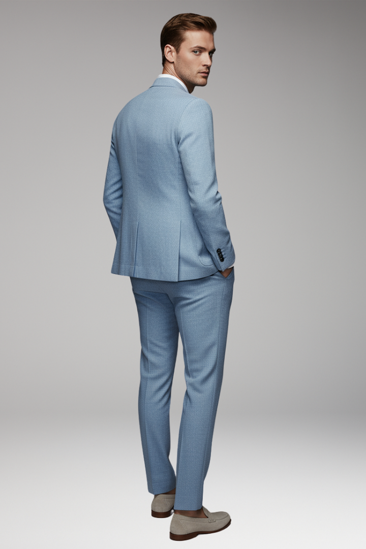 Men’s Linen Suit with Jacket and Pants